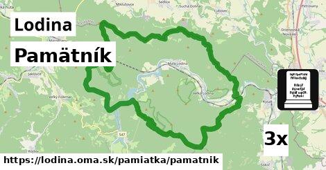 Pamätník, Lodina