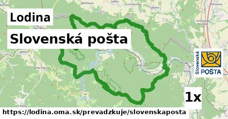 Slovenská pošta, Lodina
