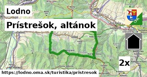 Prístrešok, altánok, Lodno
