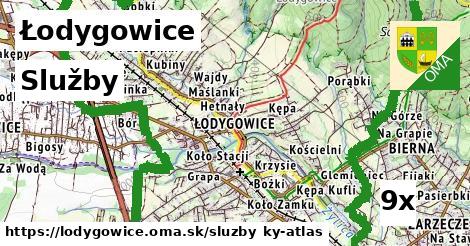 služby v Łodygowice
