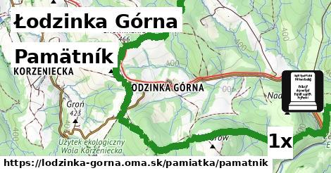 Pamätník, Łodzinka Górna