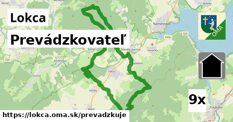 prevádzkovateľ v Lokca