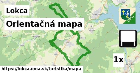 Orientačná mapa, Lokca