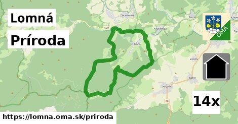 príroda v Lomná