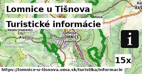 Turistické informácie, Lomnice u Tišnova
