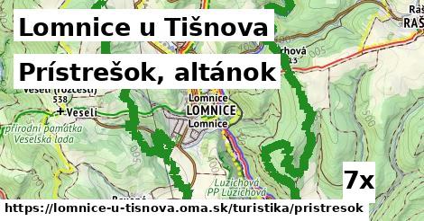 prístrešok, altánok v Lomnice u Tišnova