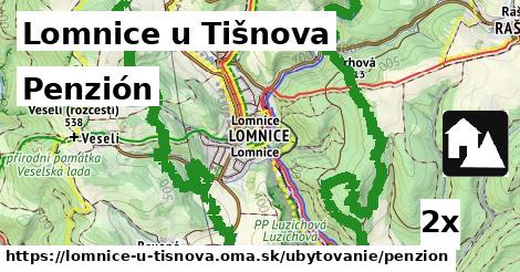 penzión v Lomnice u Tišnova