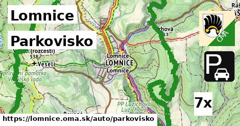 Parkovisko, Lomnice