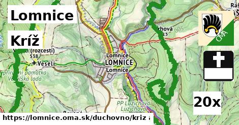 kríž v Lomnice