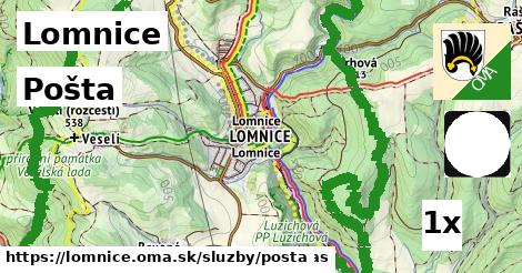 Pošta, Lomnice