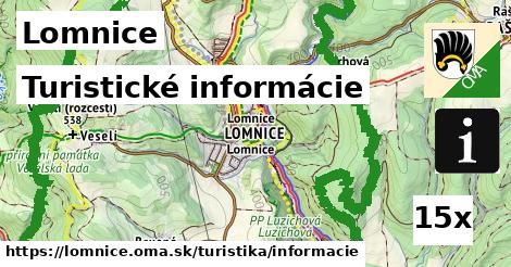 Turistické informácie, Lomnice