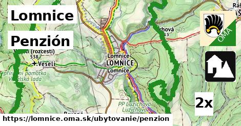 Penzión, Lomnice