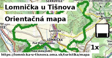 Orientačná mapa, Lomnička u Tišnova