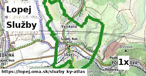 služby v Lopej