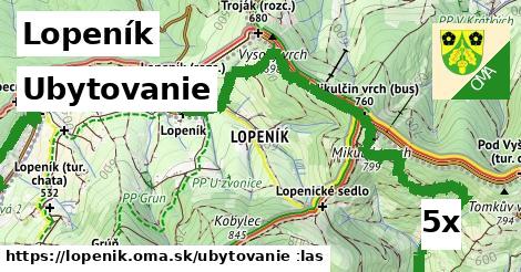 ubytovanie v Lopeník