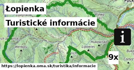 Turistické informácie, Łopienka