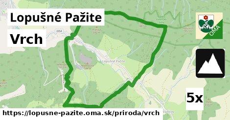 Vrch, Lopušné Pažite