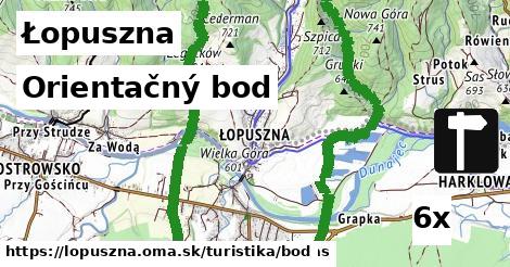 orientačný bod v Łopuszna