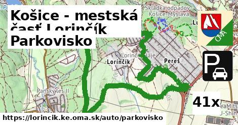 Parkovisko, Košice - mestská časť Lorinčík