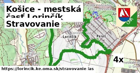 stravovanie v Košice - mestská časť Lorinčík