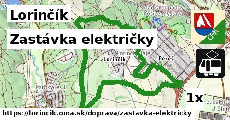 Zastávka električky, Lorinčík