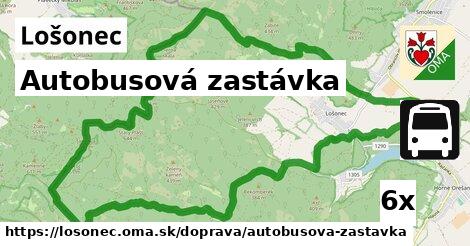 Autobusová zastávka, Lošonec