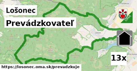 prevádzkovateľ v Lošonec