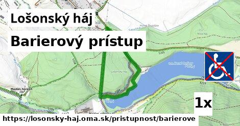 Barierový prístup, Lošonský háj