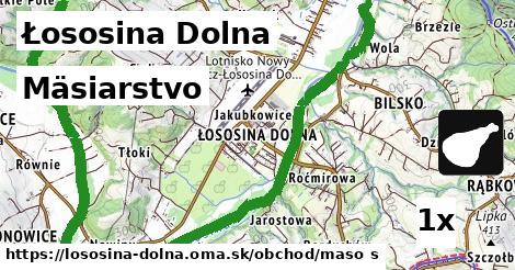 Mäsiarstvo, Łososina Dolna