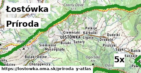 príroda v Łostówka