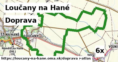 doprava v Loučany na Hané