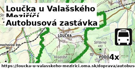 Autobusová zastávka, Loučka u Valašského Meziříčí