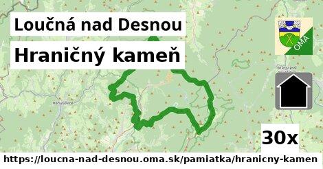 Hraničný kameň, Loučná nad Desnou