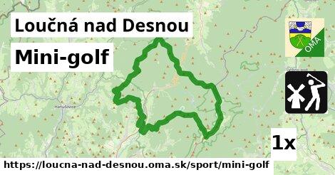 mini-golf v Loučná nad Desnou