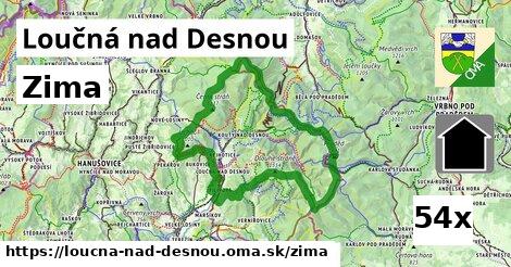 zima v Loučná nad Desnou