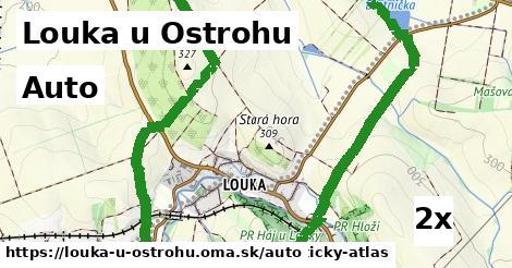 auto v Louka u Ostrohu