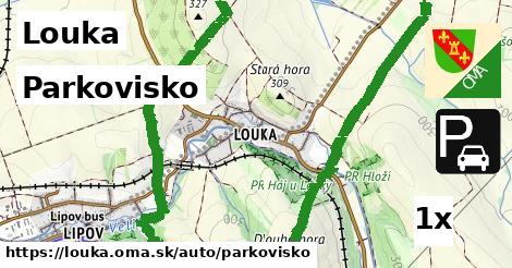 parkovisko v Louka