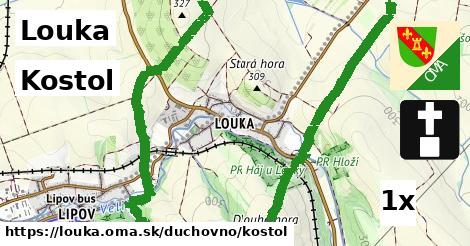 Kostol, Louka