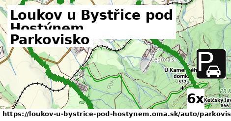 parkovisko v Loukov u Bystřice pod Hostýnem