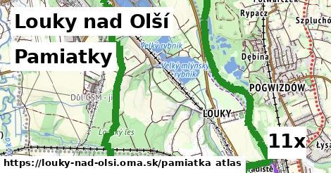 pamiatky v Louky nad Olší