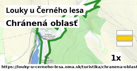 chránená oblasť v Louky u Černého lesa