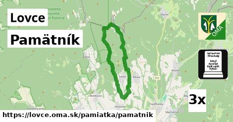 Pamätník, Lovce