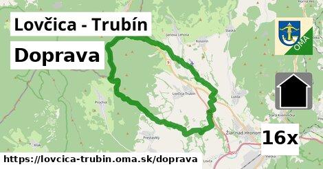 doprava v Lovčica - Trubín