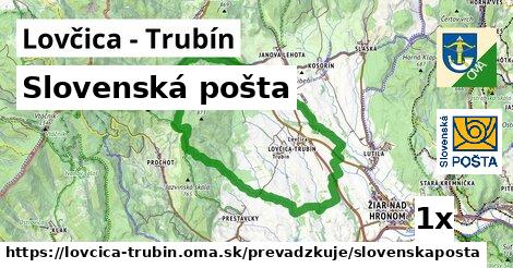 Slovenská pošta v Lovčica - Trubín