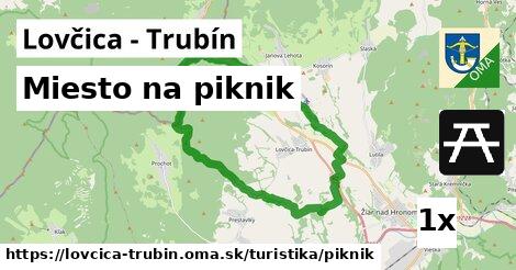 Miesto na piknik, Lovčica - Trubín