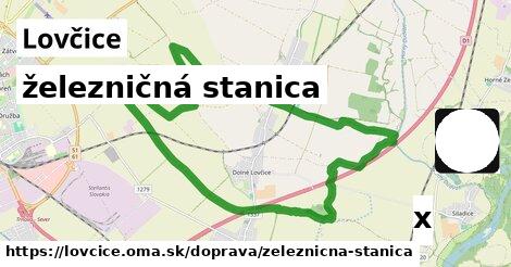 železničná stanica, Lovčice