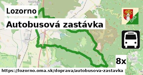 Autobusová zastávka, Lozorno