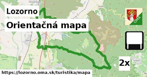 Orientačná mapa, Lozorno