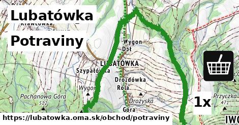 potraviny v Lubatówka