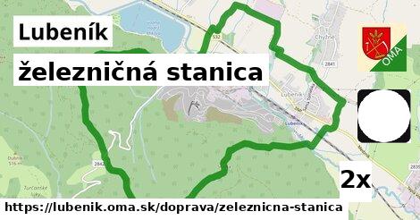 železničná stanica, Lubeník